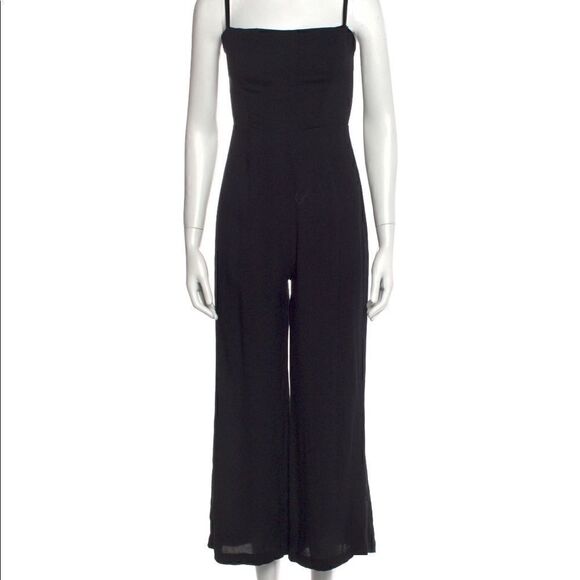 Reformation Black Pant Jumpsuit Size 2 Romper Dress - Picture 1 of 8